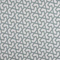 Gardinenstoff Dekostoff Digitaldruck Linien Grafik beige blau 1.4m