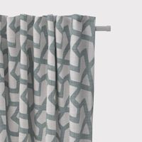 61908-Gardinenstoff-Dekostoff-Jacquard-Digitaldruck-Linien-Grafik-beige-blau-1-4m-Breite-KW42-84186Capture0086Vorhang1.jpg Gardinenstoff Dekostoff Digitaldruck Linien Grafik beige blau 1.4m