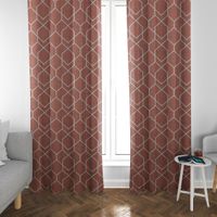 Gardinenstoff Dekostoff Digitaldr. Geometrie Sechseck terracotta beige
