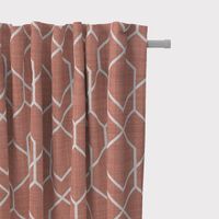 61911-Gardinenstoff-Dekostoff-Jacquard-Digitaldruck-Geometrie-Sechseck-terracotta-beige-1-4m-Breite-KW42-84267Capture0167Vorhang1.jpg Gardinenstoff Dekostoff Digitaldr. Geometrie Sechseck terracotta beige