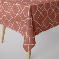 61911-Gardinenstoff-Dekostoff-Jacquard-Digitaldruck-Geometrie-Sechseck-terracotta-beige-1-4m-Breite-KW42-84269Capture0169Tischwaesche1.jpg Gardinenstoff Dekostoff Digitaldr. Geometrie Sechseck terracotta beige