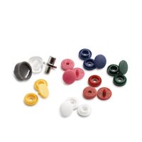 Prym Color Snaps Mini Druckknöpfe Kunststoff 9mm 72 Stück farbig sortiert