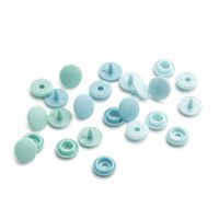 Prym Color Snaps Mini Druckknöpfe Kunststoff 9mm 36 Stück mint
