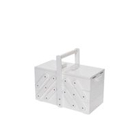 Prym Nähkasten Holz M weiß 33x19x28.5cm