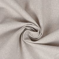 Dekostoff Leinenlook Lurexeffekte Glamour uni hellgrau silber 1.40m