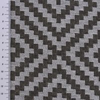 Dekostoff Jacquardstoff Wendestoff Leinen Rauten Inka ecru beige 1.50m