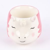Sass & Belle Tasse Einhornlady mit rosa Haaren Porzellan 16x10x9.5cm