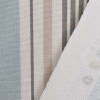 SCHÖNER LEBEN. Tischdecke Baumwollstoff Streifen Mineral blau grau