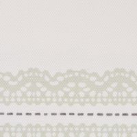 Dekostoff Gardinenstoff Blumen Streifen Spitze ecru bunt 160cm Breite