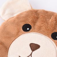 Habibi Plush Midi Wärmekissen Bär rund braun mit 100% Hirse Füllung