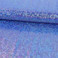 Jerseystoff Stretch Jersey Glitzer holografisch uni dunkelblau 1.5m
