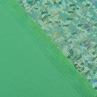 Jerseystoff Stretch Jersey Glitzer holografisch uni grün 1.5m Breite