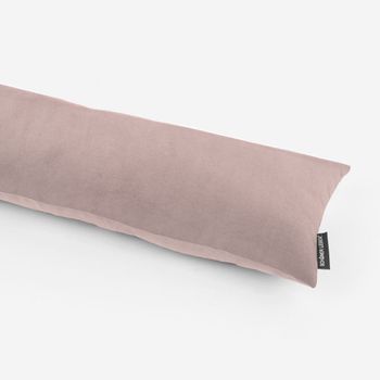 SCHÖNER LEBEN. Zugluftstopper Velvet Samt ein altrosa div. Größen