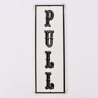 63116-Clayre-und-Eef-Schild-PULL-weiss-schwarz-9x25-5cm-KW47-87852Capture0246.jpg Clayre & Eef Schild PULL weiß schwarz 9x25.5cm