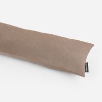 SCHÖNER LEBEN. Zugluftstopper Kunstleder Dust uni hellbraun