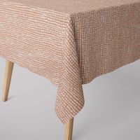 SCHÖNER LEBEN. Tischdecke STUDIO G Rainfall Regentropfen zimt creme