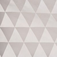 Stores Organza Ausbrenner mit Bleiband Dreiecke ecru 300cm Höhe