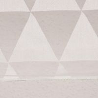 Stores Organza Ausbrenner mit Bleiband Dreiecke ecru 300cm Höhe