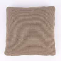 Kissenhülle Strick einfarbig sandfarben 45x45cm