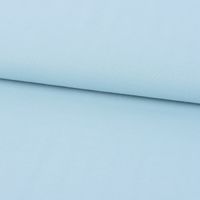 Bekleidungsstoff Baumwollstoff Flanell dünn uni hellblau 1.42m Breite