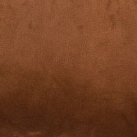 SCHÖNER LEBEN. Samtkissen mit Keder cognac 70x70cm