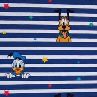 Baumwolljersey Digitaldr. Disney Micky Maus und Freunde weiß blau bunt