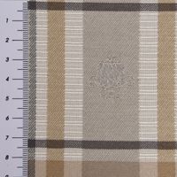 SCHÖNER LEBEN. Kissenhülle Karos mit Herzchen beige div. Größen