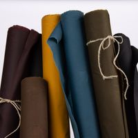 Oilskin light Baumwolle getränkt dünn uni matt dunkelgrün 1.45m