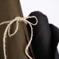Oilskin light Baumwolle getränkt dünn uni matt dunkelgrün 1.45m
