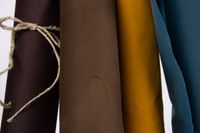 Oilskin light Baumwolle getränkt dünn uni matt dunkelgrün 1.45m