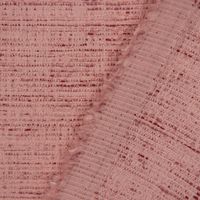 SCHÖNER LEBEN. Kissenhülle VARANO grobe Struktur rosa meliert