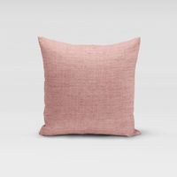 SCHÖNER LEBEN. Kissenhülle VARANO grobe Struktur rosa meliert