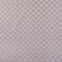 Baumwollstoff ORAZ Fächer groß taupe weiß 1.50m Breite