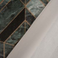Samtstoff Dekostoff Samt Art Deko Marmor petrol grün 1.4m