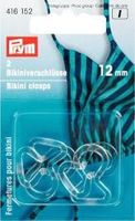 Prym 2 Bikini Verschlüsse transparent 12mm