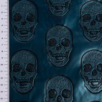 64291-Kunstleder-Lederimitat-Relief-Totenkopf-metallic-petrol-1-4m-Breite-KW6-93576Capture0068.jpg Kunstleder Lederimitat Relief Totenkopf metallic petrol 1.4m Breite