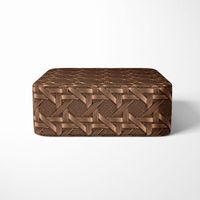 Kunstleder Lederimitat Struktur Geometrisch Relief bronze 1.4m Breite