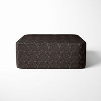 Kunstleder Lederimitat Struktur Geometrisch Relief braun lakritz 1.4m
