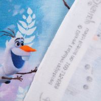 Baumwolljersey Digitaldr. Frozen Die EiskönigOlaf Schneemann blau wei