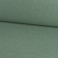 Sweatstoff Melange einfarbig dunkel mint meliert 1.4m Breite