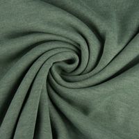 Sweatstoff Melange einfarbig dunkel mint meliert 1.4m Breite