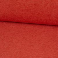 Sweatstoff Melange einfarbig terrakotta meliert 1.4m Breite