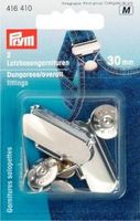 Prym 2 Latzhosen Verschluß Garnituren silberfarbig 30mm