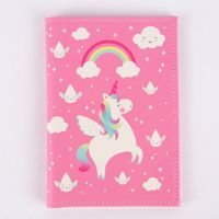 Sass & Belle Reisepassetui Einhorn rosa bunt 10.5x14cm