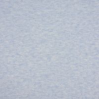 Feinstrick Jersey Baumwolle Pointoille hellblau creme meliert 1.4m