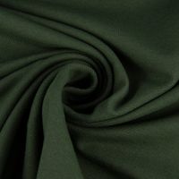 Baumwoll-Jeansstoff Elasthan Stretchjeans-Stoff weich uni dunkelgrün