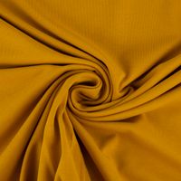 Baumwolljersey Organic Bio Jersey einfarbig senfgelb 1.5m Breite