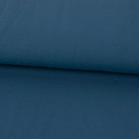 Baumwolljersey Organic Bio Jersey einfarbig jeans blau 1.5m Breite
