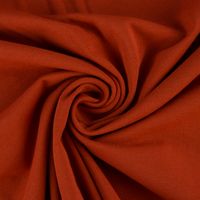 Baumwolljersey Organic Bio Jersey einfarbig terrakotta 1.5m Breite