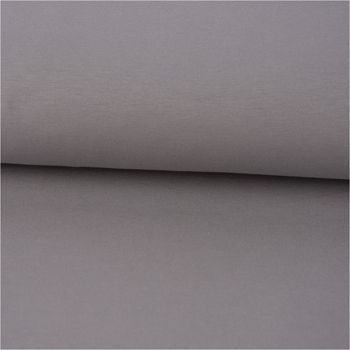 Sweatstoff Soft Sweat Bio einfarbig dünn hellgrau 1.5m Breite